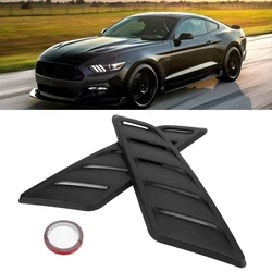 Hood Air Vent Trim Cover For Ford Mustang 2015 2016 2017 Air Flow Hood Vent Scoop Bonnet Cover