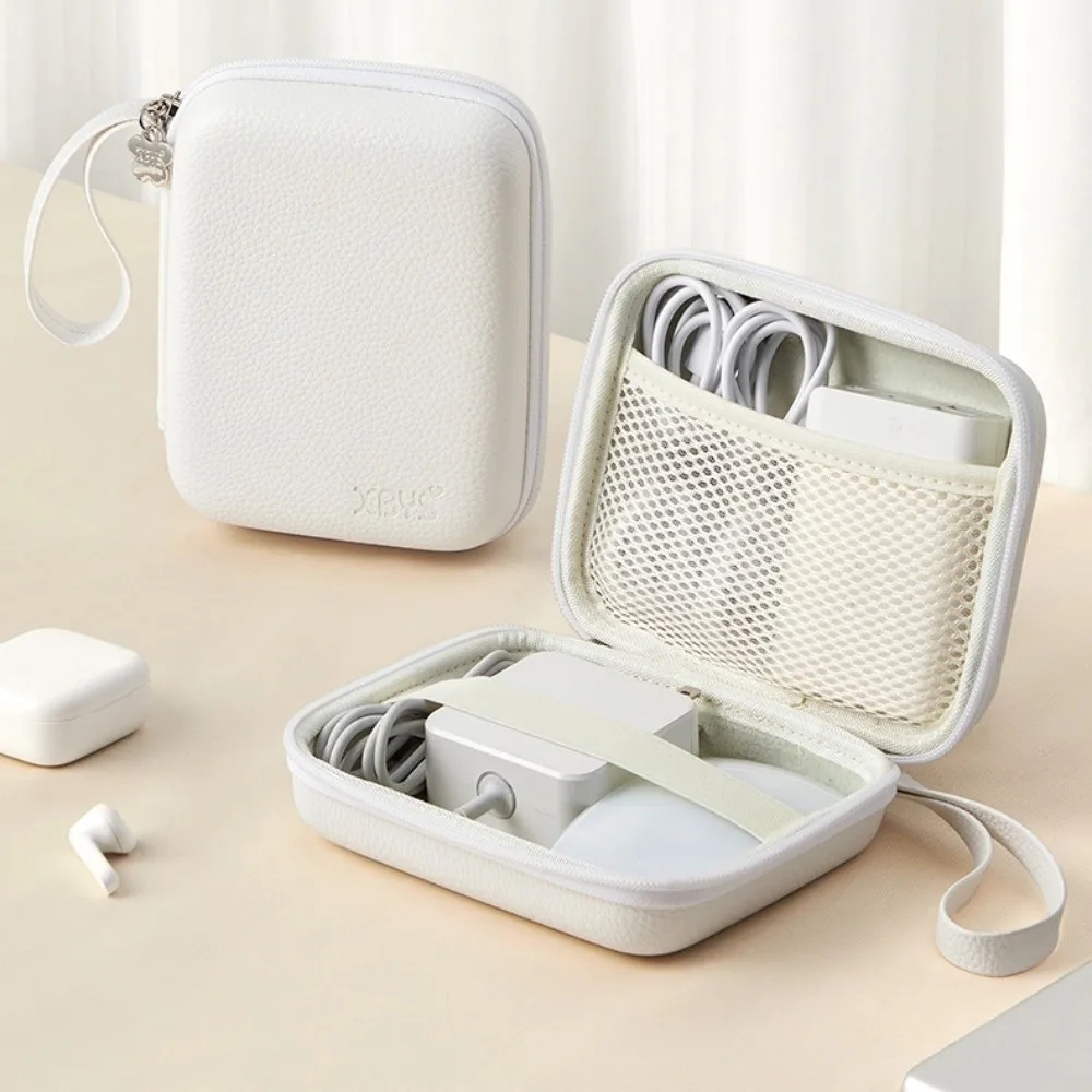 حقيبة سماعة رأس من الجلد EVA مقاومة للصدمات، حقيبة تخزين رقمية EVA مقاومة للغبار، محمولة ومقاومة للاهتراء