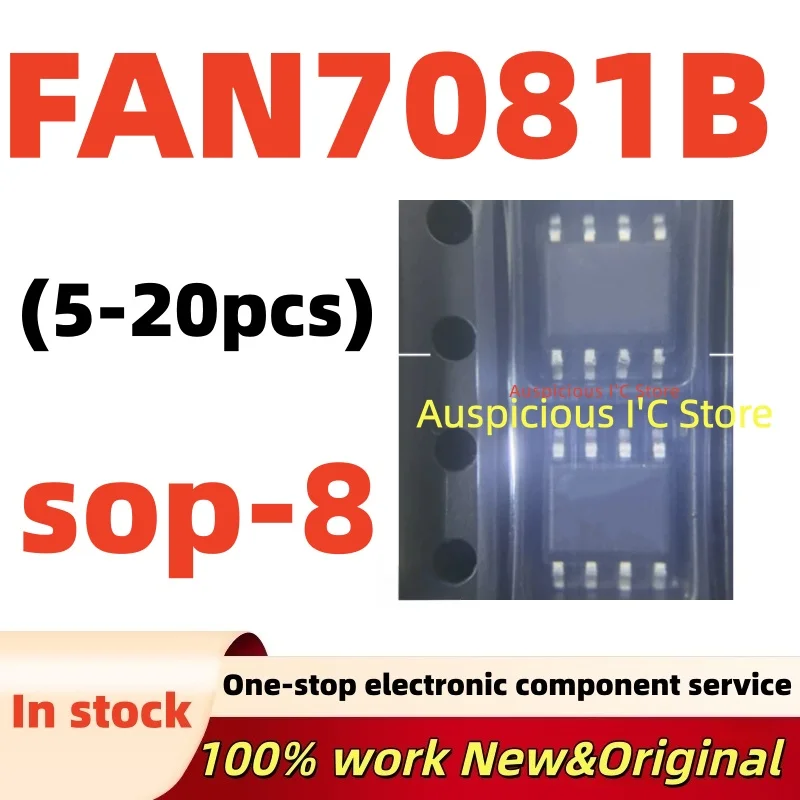 

(5-10pcs)100%new FAN7081B 7081B FAN7081BMX sop-8
