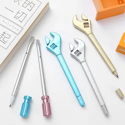 24 Pcs Creative Boy Wrench Gel Pen for Primary Secondary School Students Gel Pen Funny Screwdriver