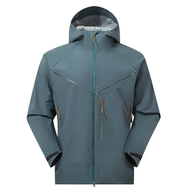 

Taped Seam Hardshell Jacket Men & Women, Windproof Waterproof Lightweight Outdoor Coat for Trekking Skiing Fishing