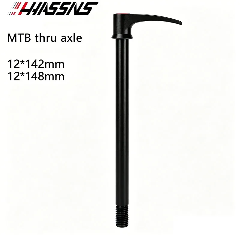 

HASSNS Shaft Rear Hub Skewers 142/148*12mm Bicycle Axishub Wheel Mountain Bike Thru Axle 15x100 15x110 MTB