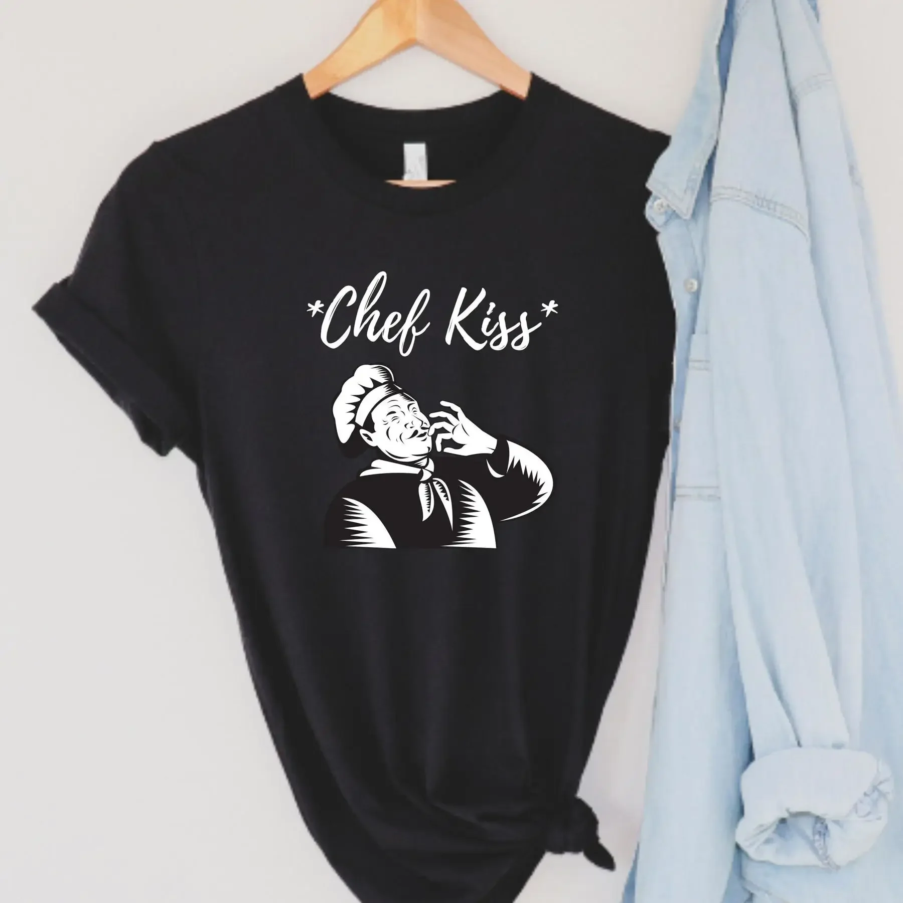 

Итальянские подарки Футболка шеф-повара Kiss Utter Perfection Джерси