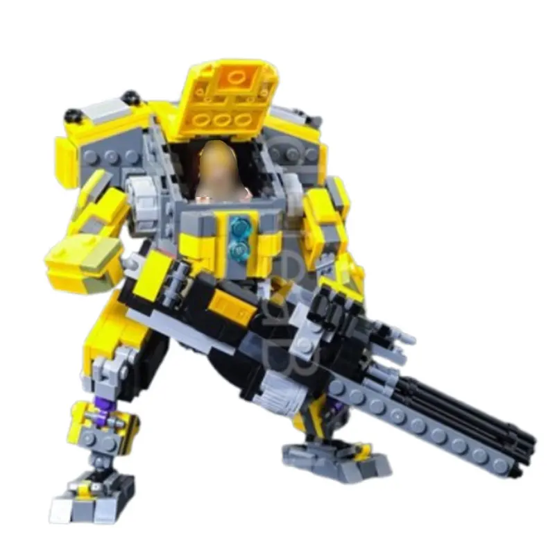 661PCS MOC- 207291   Bloques de construcción Titan del líder de la legión de la serie Mecha, modelo DIY, montar ladrillos, juguetes rompecabezas de alta dificultad,