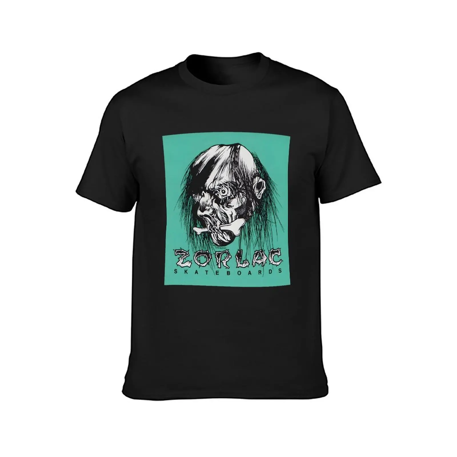 Vintage Pushead Zorlac Skateboards Shrunken Head T-Shirt Blouse oversized quick-drying tees t shirts for men graphic