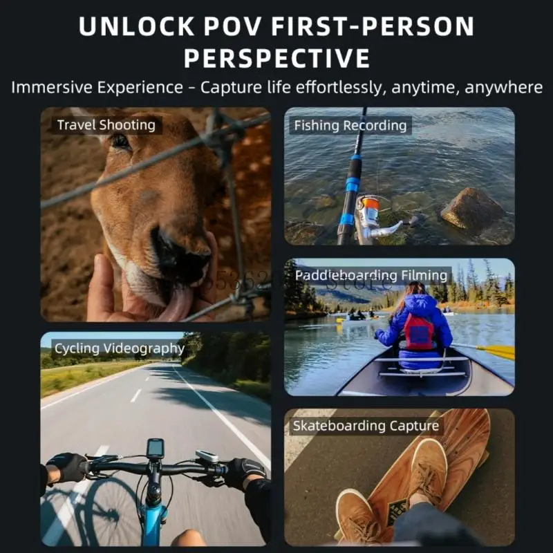 Flexible Camera Neck Stabilizers Interchangeable Adapters Top Cutout NonSlip Grip For Active Videography 40JB