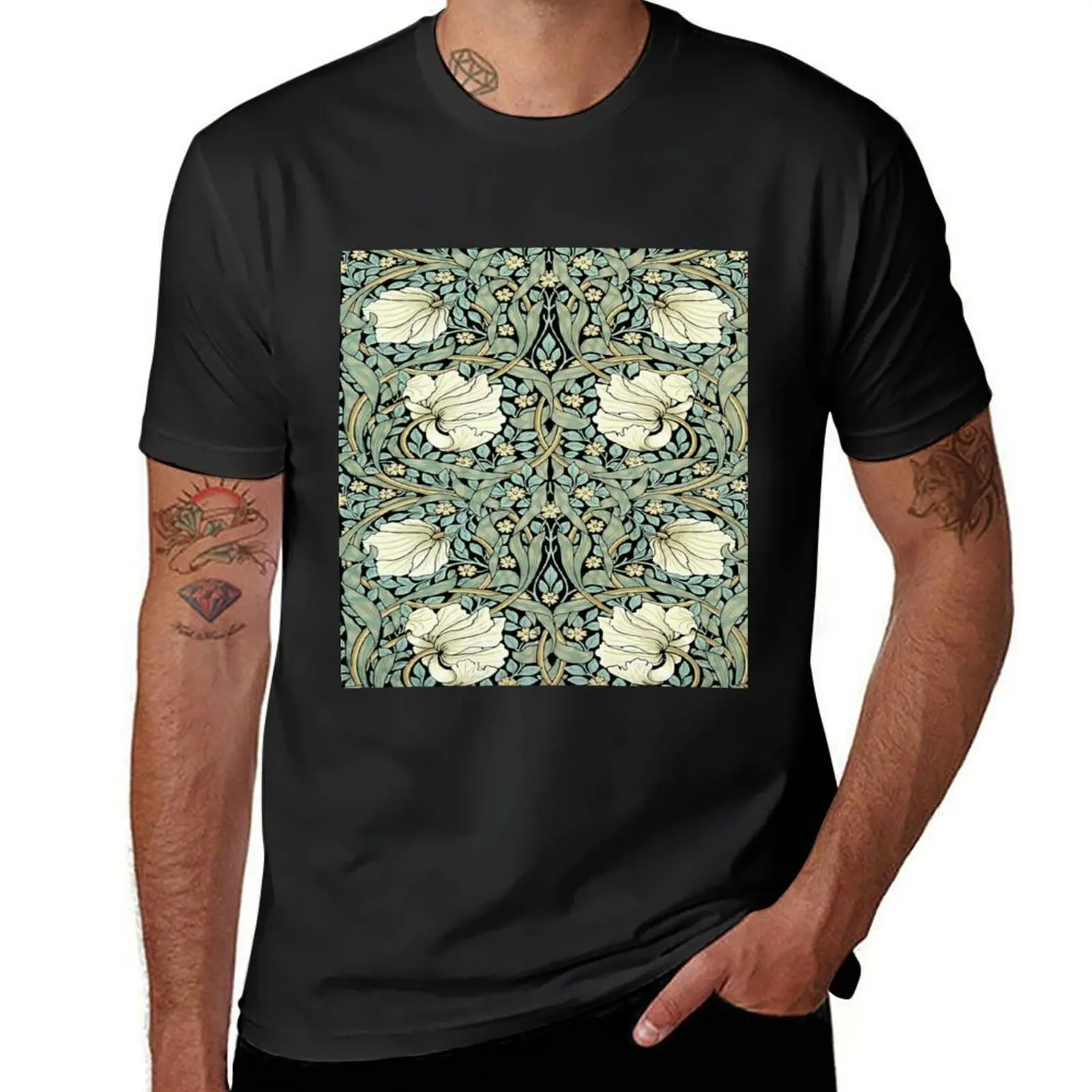 

William Morris - pimpernel T-Shirt customizeds tops quick-drying men clothings