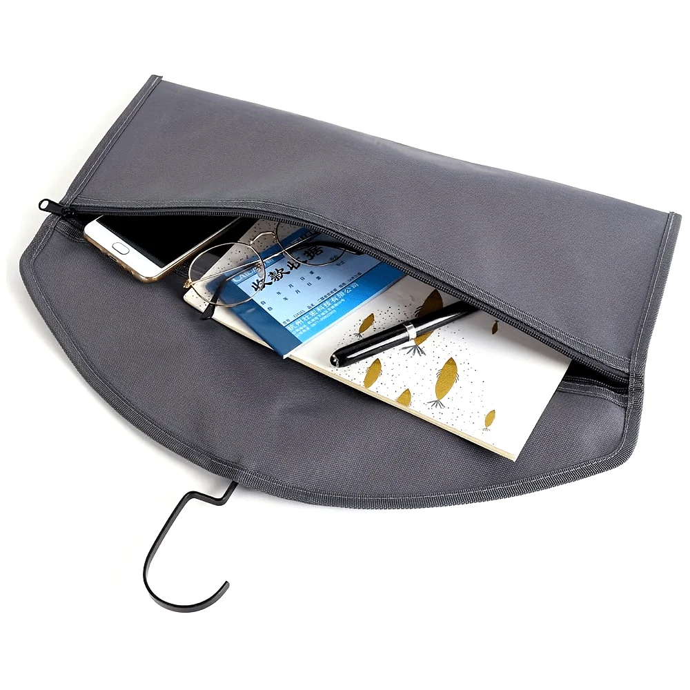 [Hidden Storage Space] Wardrobe Hidden Hanger Bag, Concealed Wallet, for Storing Valuables Such as Money, Documents