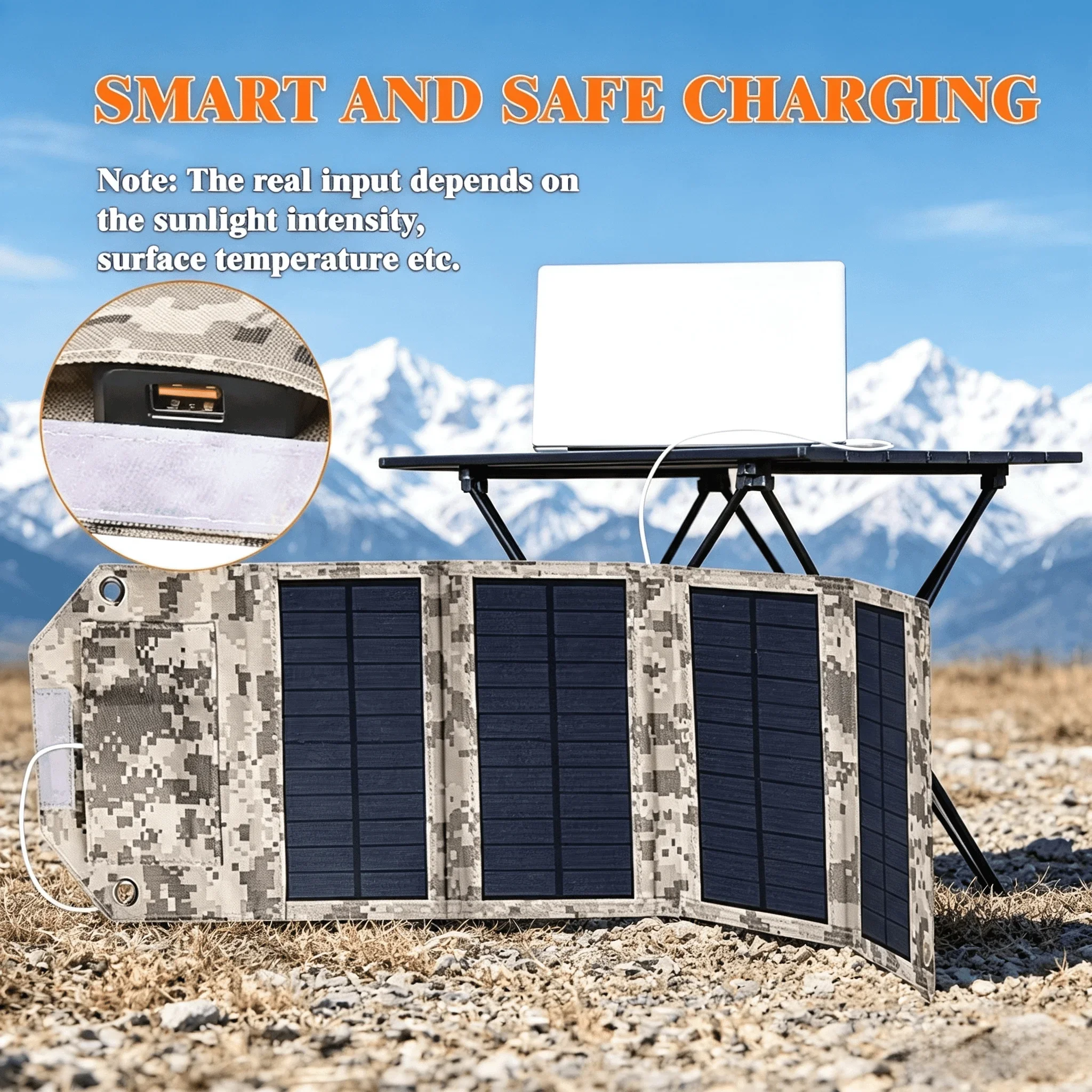 500W-800W Foldable Solar Charg - đánh giá và giá Zd Outdoor Camping