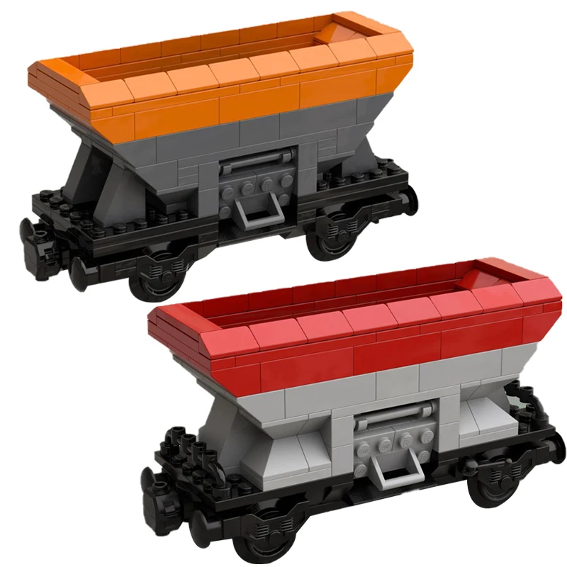 

MOC городской промышленный 2-осевой бункер, автомобиль, поезд, грузовой танкер, модель, креативные идеи, детская игрушка, рождественский подарок, технологические кирпичи