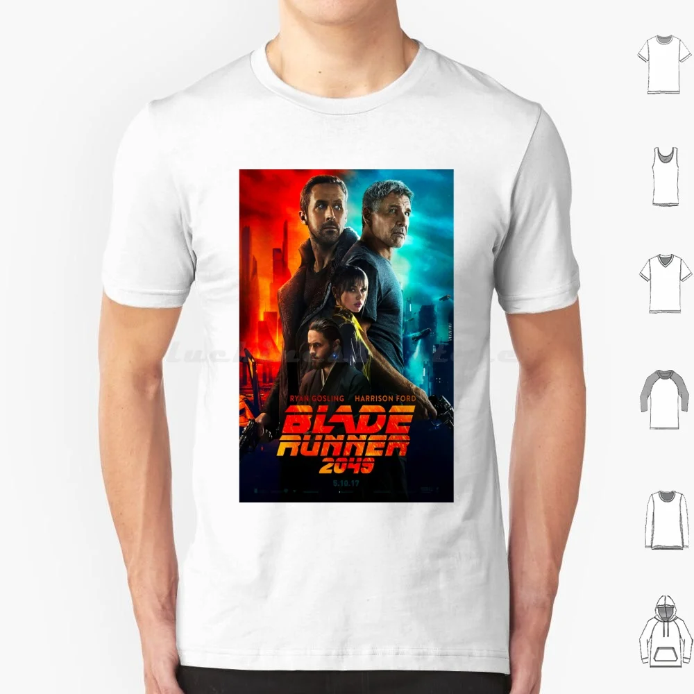 2049 تي شيرت 6xl قطن تي شيرت رائع 2049 2049 فيلم بليد رايان جوسلينج عداء هاريسون الخيال العلمي #1