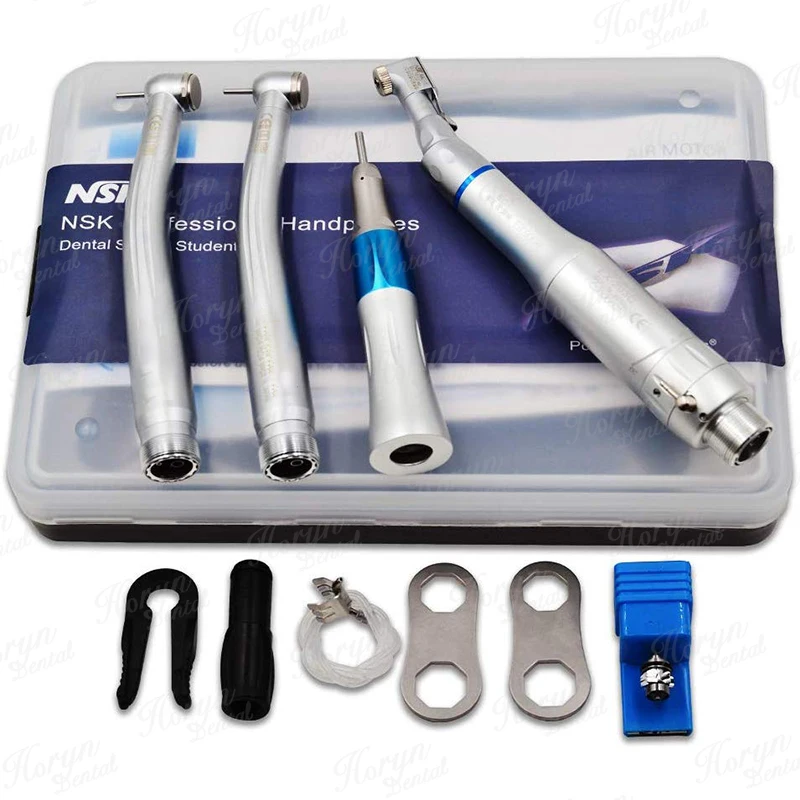 Taiwan Low Speed and High Speed LED  den tal Handpiece Student Kit Manufacture Protective Cover