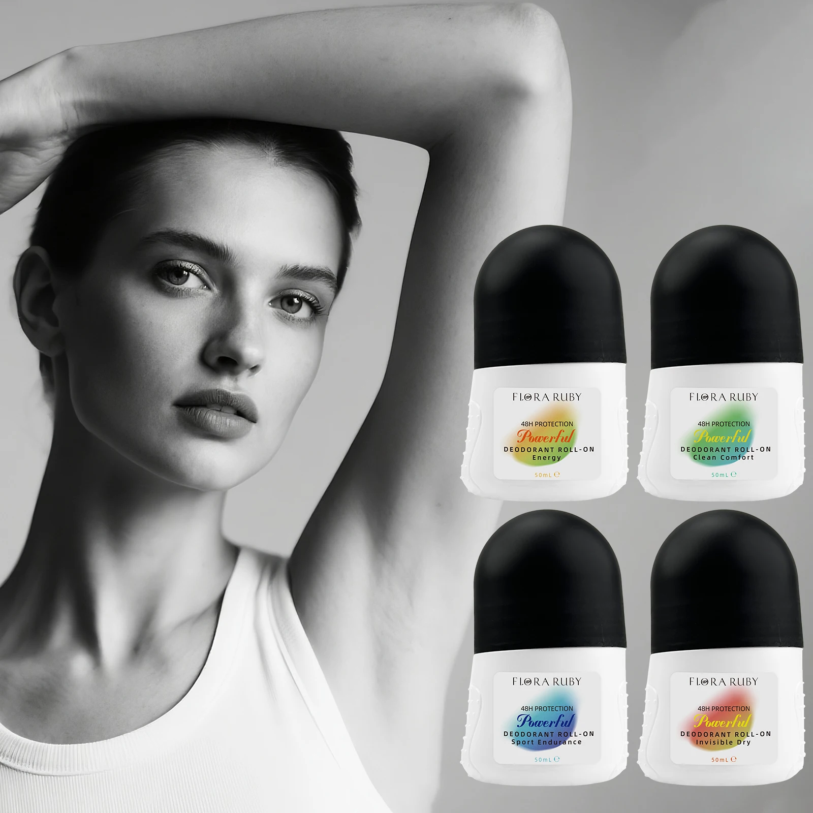 

Дезодорант без алюминия в рулонах, стойкий аромат, аромат, 1,59 унции, 48 часов, защита от запаха, выцветание запахов, компактный и портативный для