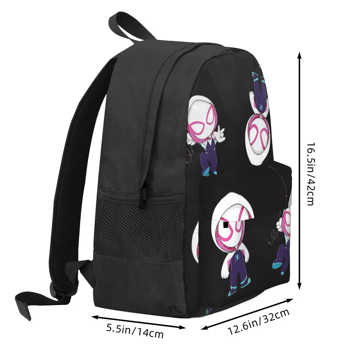 Mochilas de araña fantasma para niños y niñas, mochilas escolares de dibujos animados para estudiantes, mochila de viaje, bolsa de hombro de gran capacidad