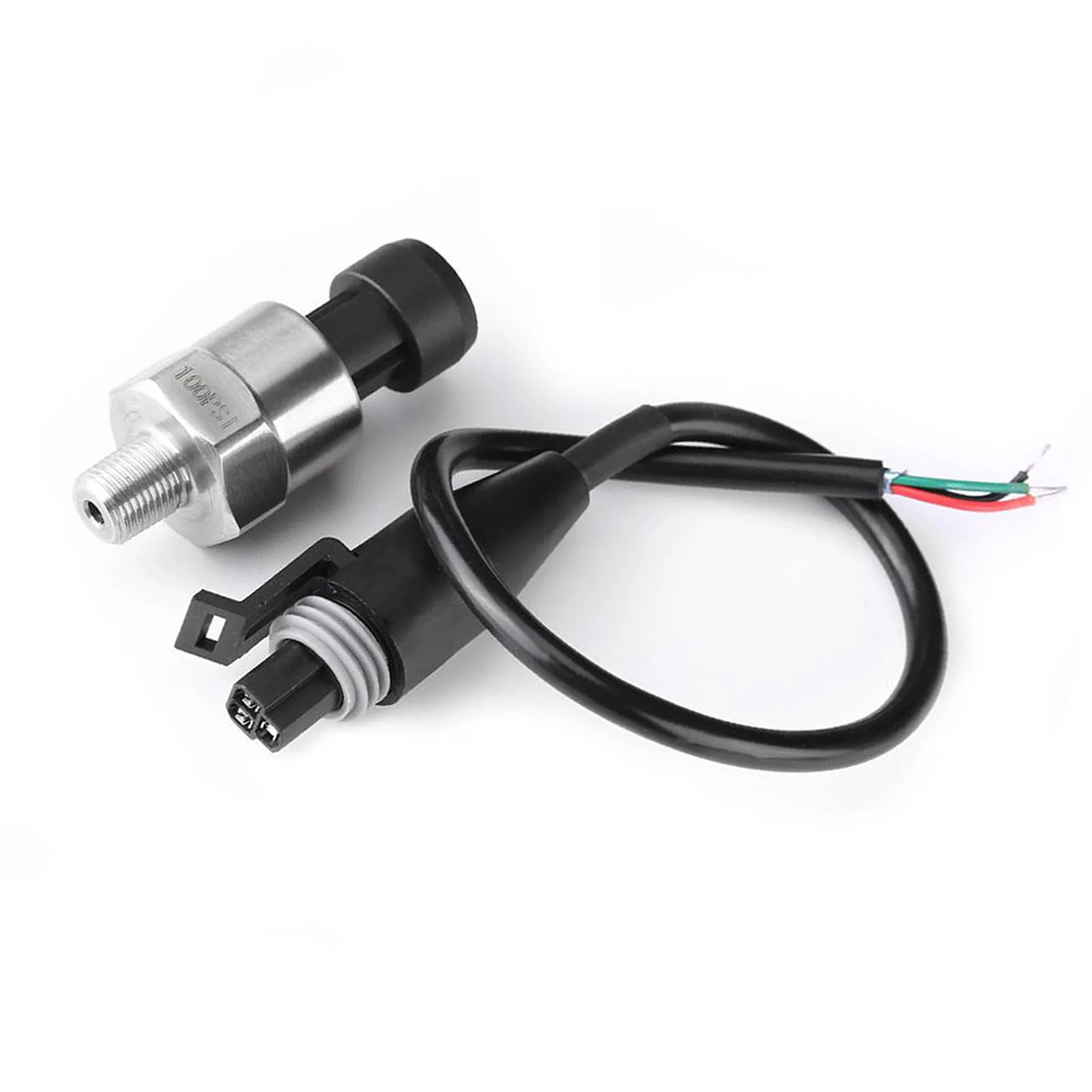 Pressure Transducer Sender Sensor Stainless Steel For Oil Fuel Air Water (100PSI)