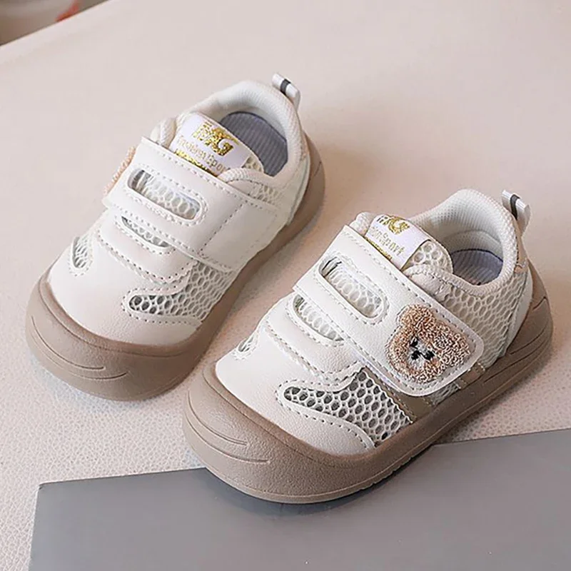 

Spring Autumn New Style Breathable Soft Bottom Mesh Children's Shoes Boys Girls Walking Shoes Anti-slip Toddler Footwear