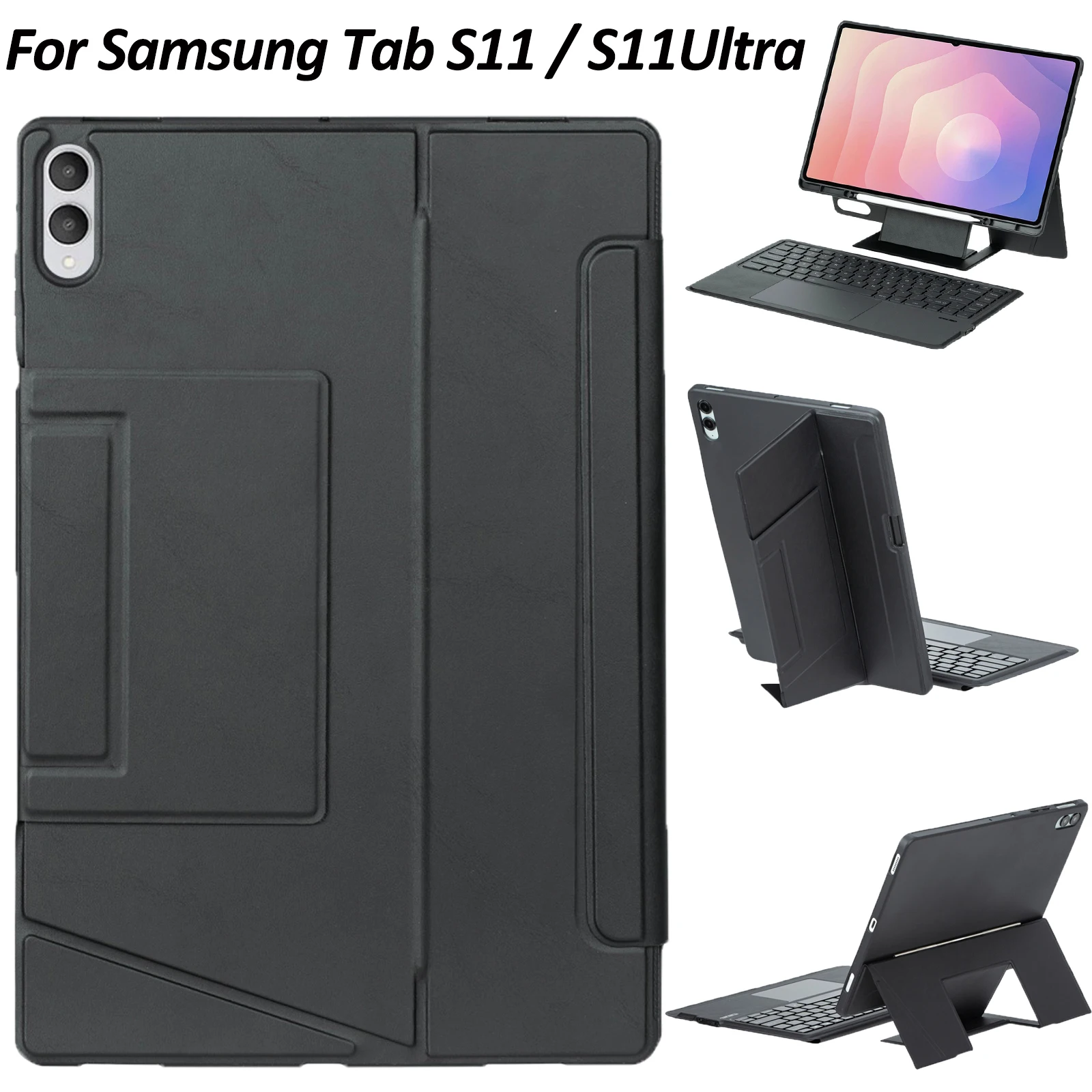 Detachable Case with Keyboard for Samsung Galaxy Tab S11 Ultra 14.6" X930 Backlight Keyboard Cover for Samsung Galaxy S11 X730
