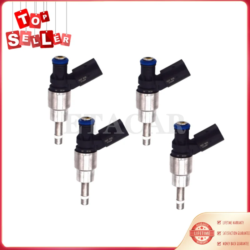 06F906036F 06E906036A 0261500020 4PCS Fuel Injector For Audi A3 A4 A6 2.0 For VW Golf Jetta Passat 2.0 2001-