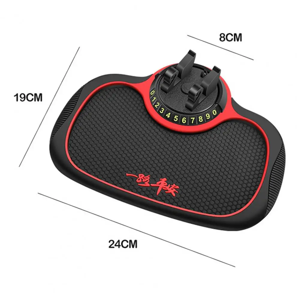 3 in 1 Car Anti-Slip Mat Hidden Dashboard GPS Mount Bracket Parking Number Card Car Phone Holder Temporary Parking Card - Image 6