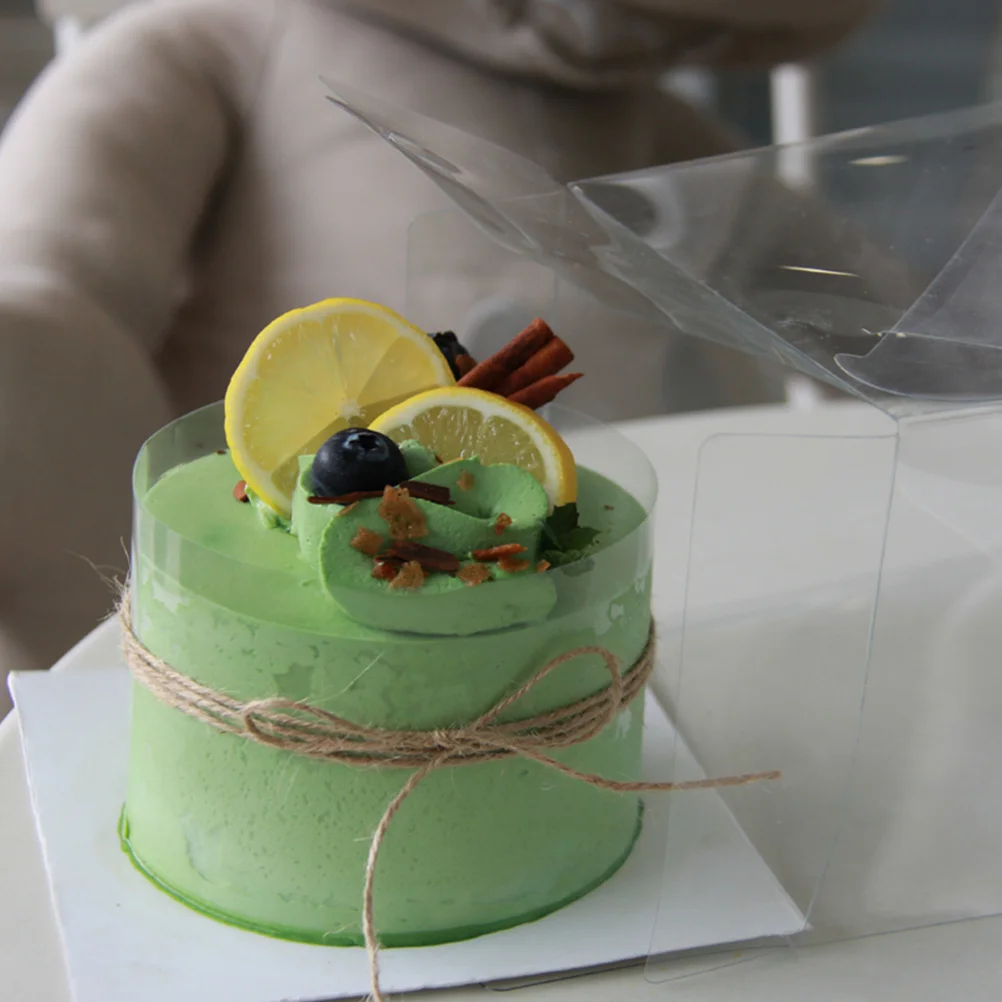 

1 Roll Transparent Cake Collar Creative Surround Accessories for Mousse Cakes Mini Pastries Bakery Party Supplies Cake Storage