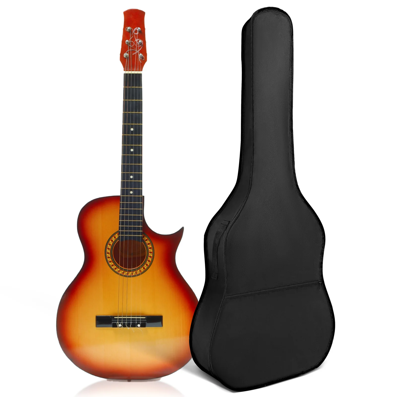 

Guitar Storage Bag Premium Material Sturdy Construction Unisex Style Comfortable Strap for Daily Use Instrument Organizer