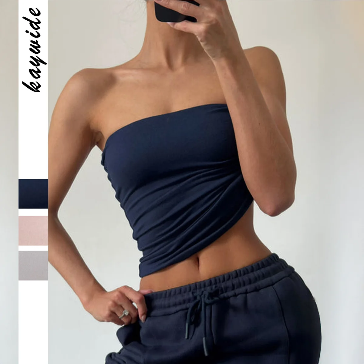 

Europe and America new yoga clothes sports sexy tube top vest women's summer fashion sling