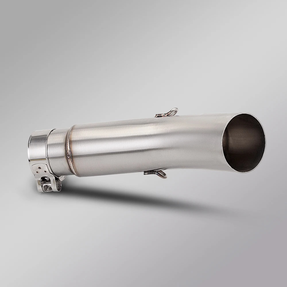 Motorcycle Mid Link Pipe Slip On Exhaust for KOVE 250RR, 51MM Connector Pipe Fit Motorcycle Exhaust System