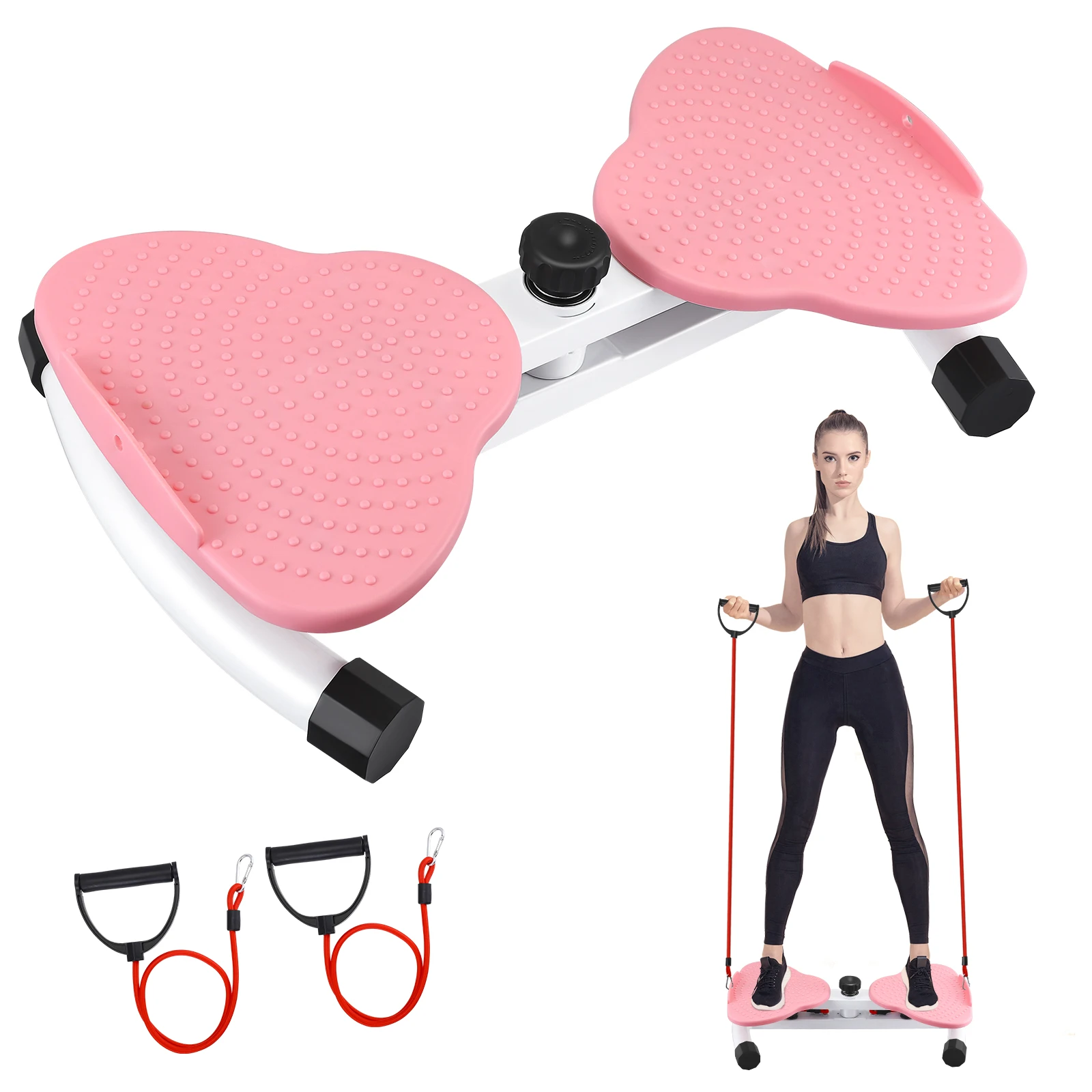 Taillendreh-Fitnessgerät, Stehendes Bauchmuskel-Trainingsbrett, Tragfähigkeit 220,5 Pfund, Taillendrehbrett für das Home-Gym