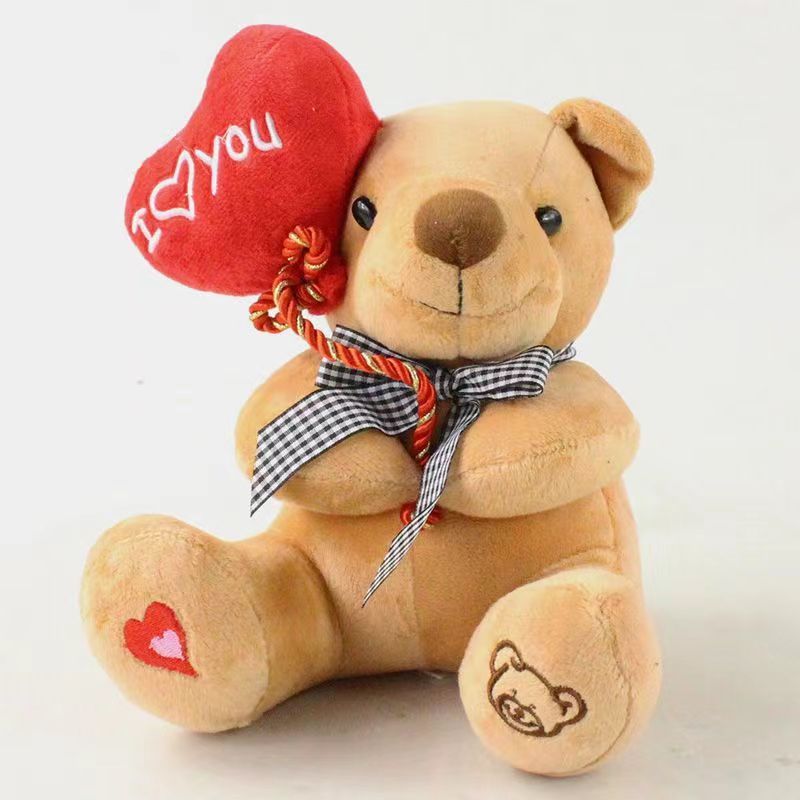  kawaii mother kids Stuffed Toys Soft Love Bear Plush Animal Toy Cute Girlfriend Gift Valentine's Day Present Room Bed Desk Decor 