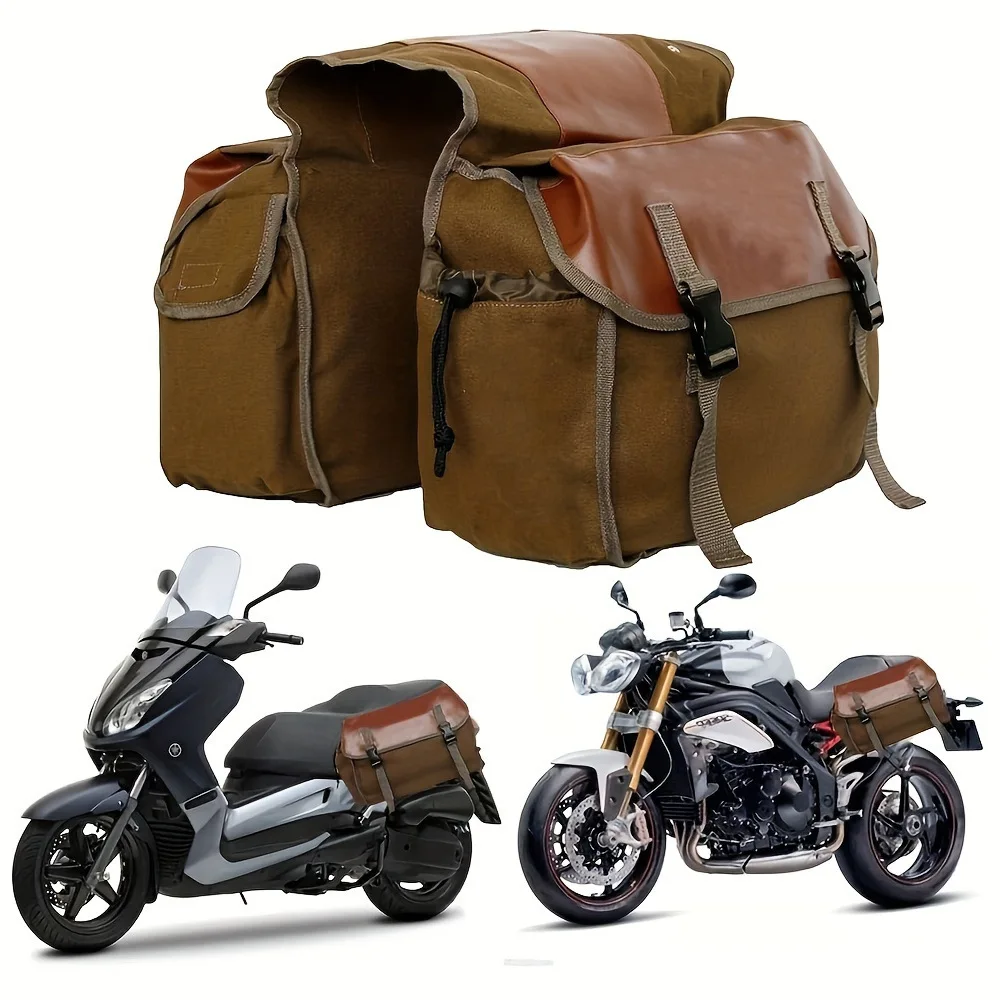 

Multi-functional Bicycle, Motorcycle and Electric Vehicle Side-mounted Large-capacity Wear-resistant Canvas Equipment Bag
