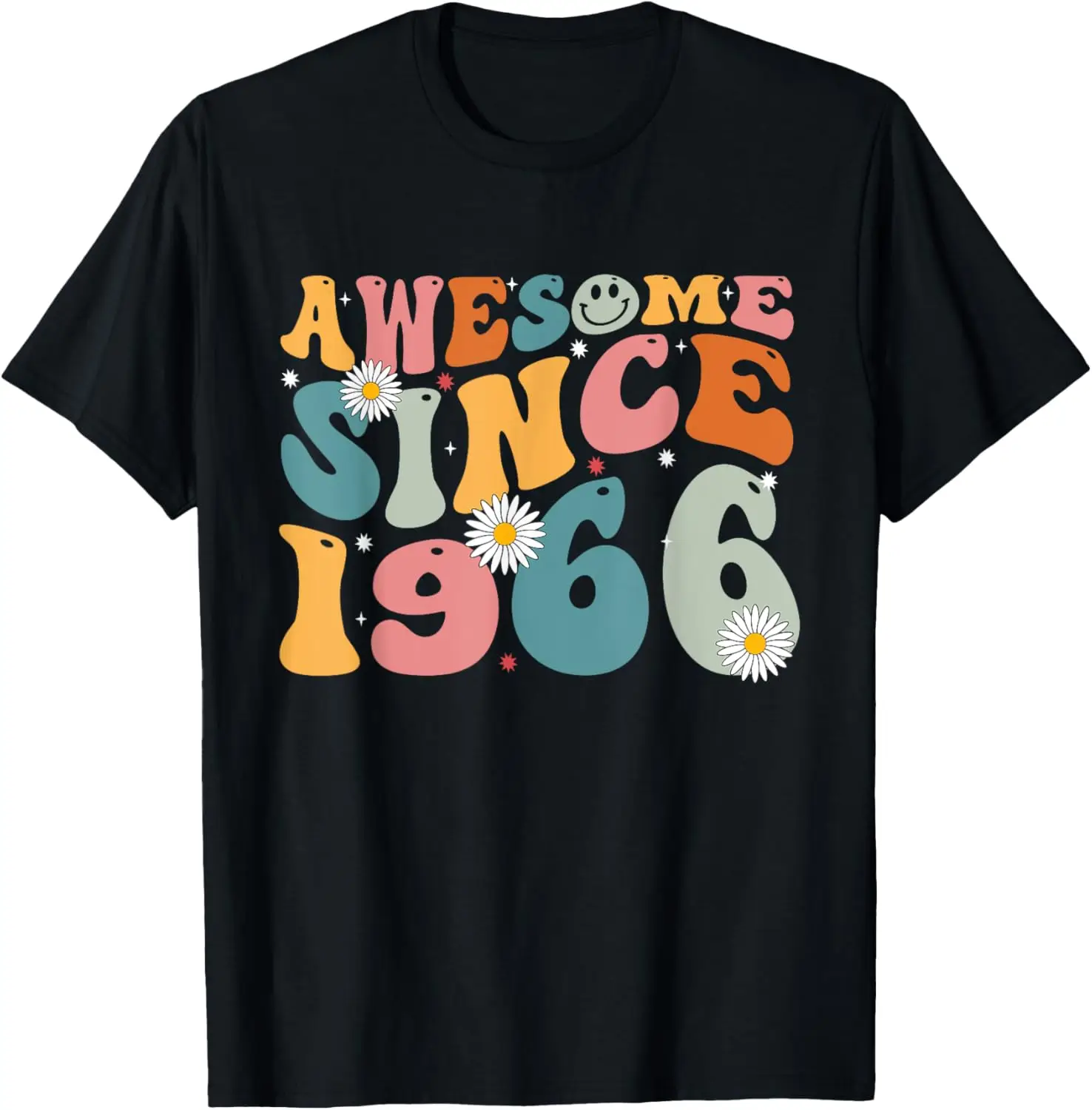 

Awesome Since 1966 58th Birthday Retro Gifts Born In 1966 T-Shirt