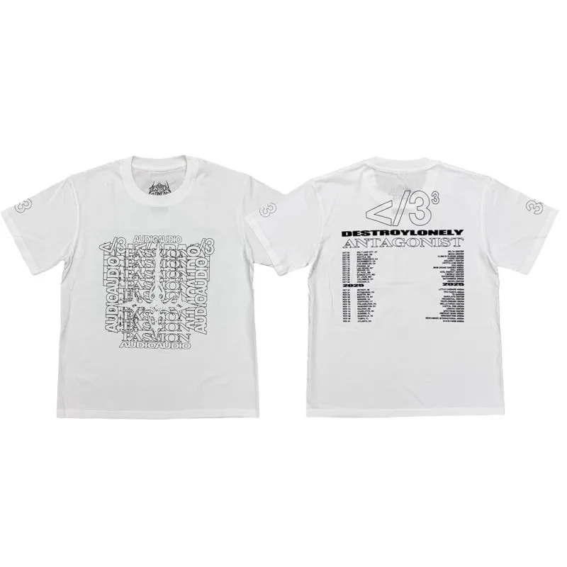 

2025 Destroy Lonely Antagonist Tour Merch 3 Tee Limited edition short sleeved T-shirt TX1524