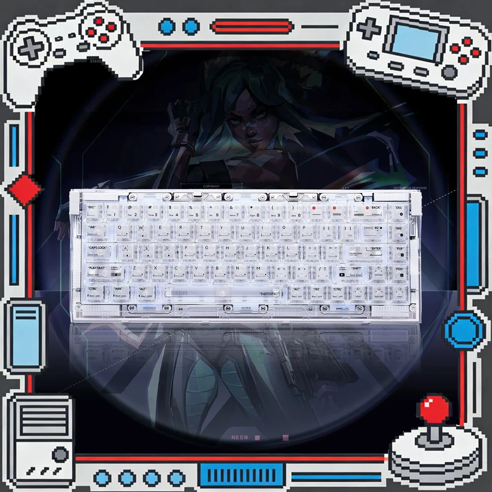Gaming Keyboard Hall Effect Switches - Teclado ATK Velota Nothing 68 con