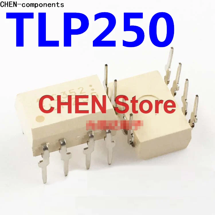 10pcs Optocoupler TLP250 straight Insert DIP8