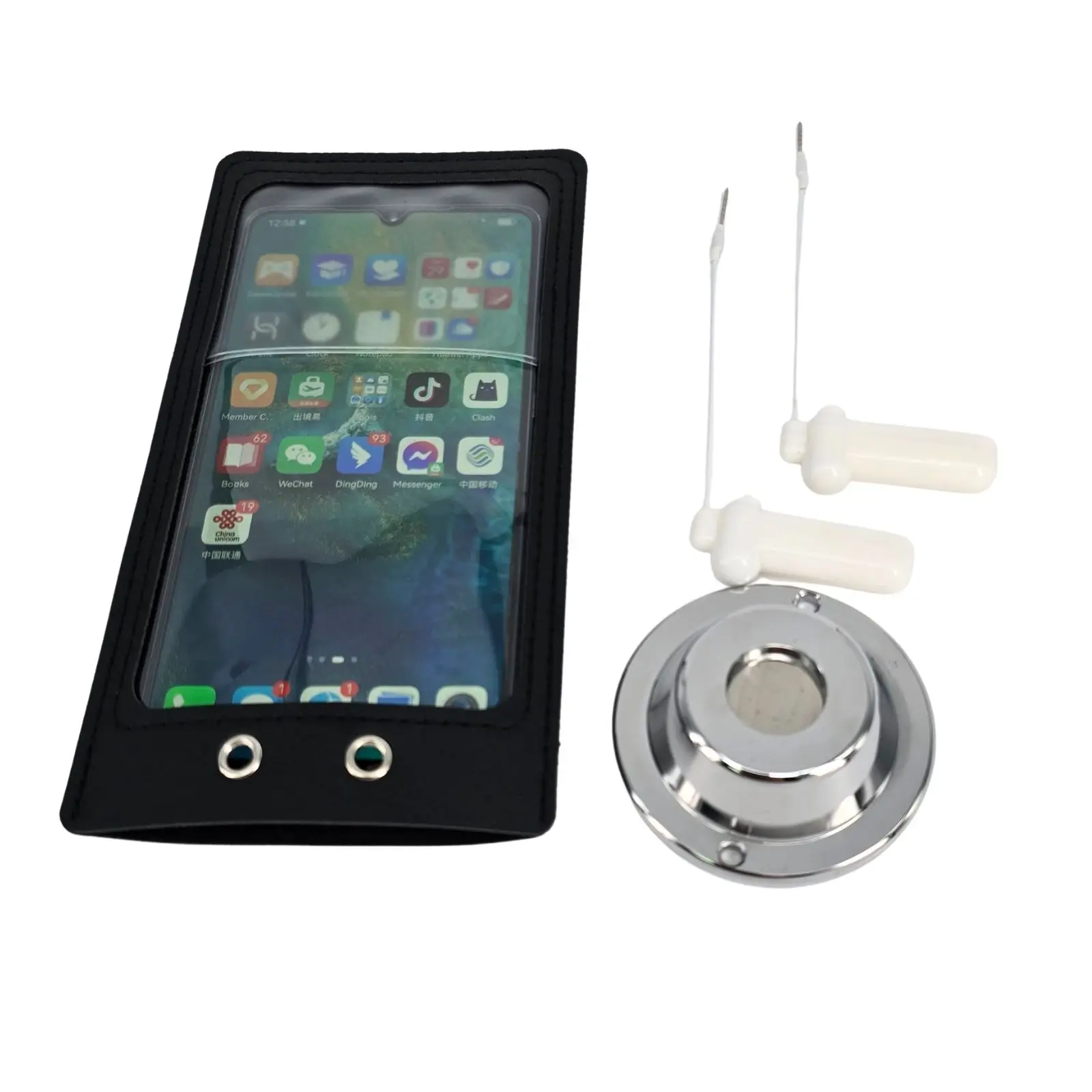 Borsa riutilizzabile in pelle riutilizzabile per telefono per la privacy per eventi Blocco fotocamera fino a 6,9" per matrimoni, feste e uso confidenziale