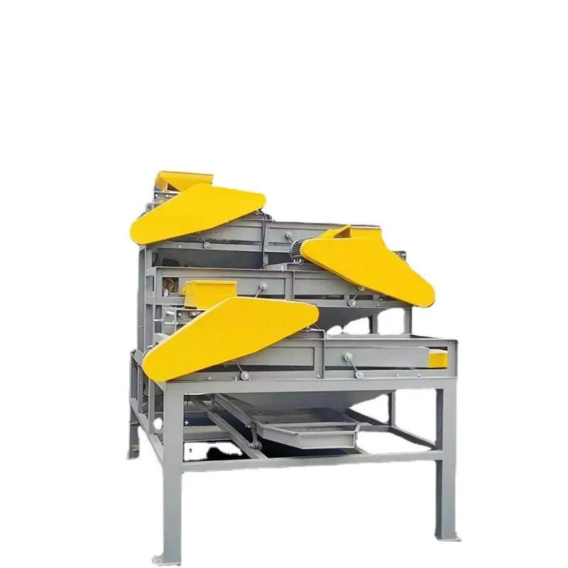 

Large almond and peach shell breaker, almond opening separator