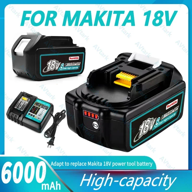 

Литий-ионная аккумуляторная батарея 9Ah для Makita 18 в, подходит для электроинструмента Makita BL1860 BL1830 BL1850LXT400