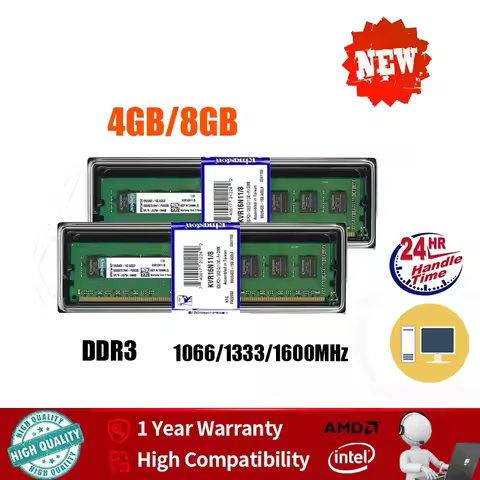 DDR3 Memory Ram 2GB 4GB 8GB 1333mhz 1600MHz Desktop Memory PC Ram Dimm 240-pin