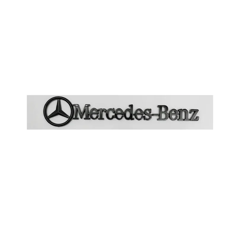ABS Car Emblem Logo for Mercedes-Benz Badge Rear Trunk Sticker W203 W204 W205 W211 W212 W213 W176 GLA CLA CLK CLS hubcap view 5