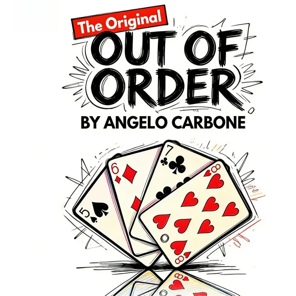 

Трюк с картами «Out of Order» от Angelo Magic Tricks: Заколотые карты, меняющие место, поразительный фокус с картами, иллюзии для сцены и крупного плана, гиммик для ментализма