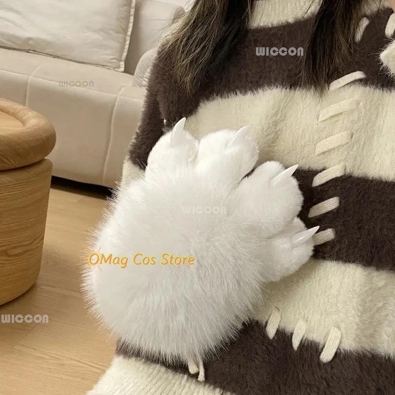 Furry Paw Gloves Cosplay Costumes Cat Sheep Claw Rabbit Fursuit Animal Claw Cute Furry Animal Cosplay Prop Claw Cat Claw Glove