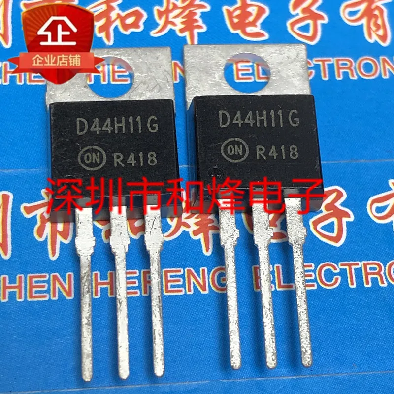Free shipping   D44H11G  TO-220       10PCS