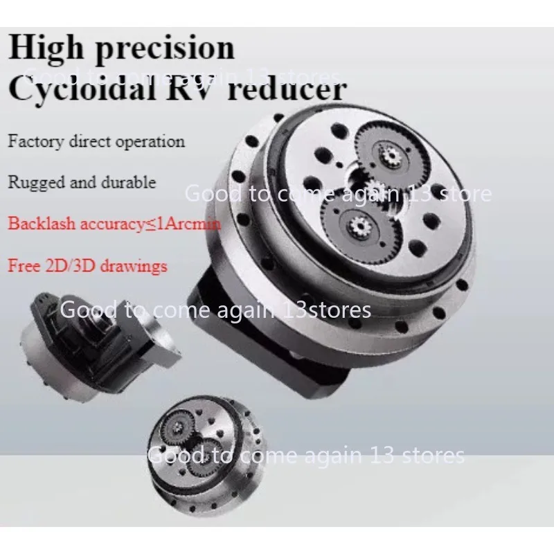 RV-20E With Flange Gearbox High-Precision Cycloidal Pinwheel RV Reducer Semi Sealed and Fully Sealed 750W Servo Motor Robot Arm