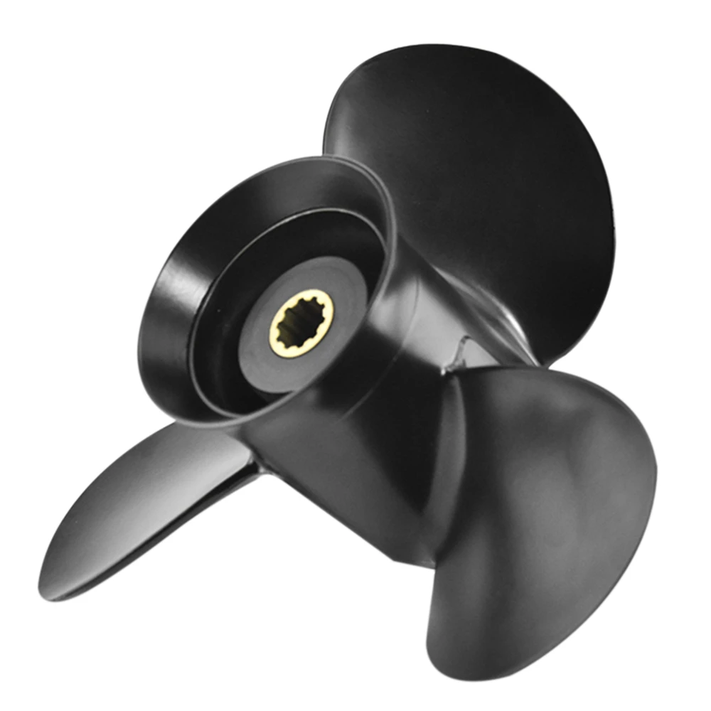 

9.9X10 Marine Engine Outboard Propeller 10 Spline Teeth 3 Blade Rotating Propeller for Tohatsu Mercury Nissan 25Hp-30Hp