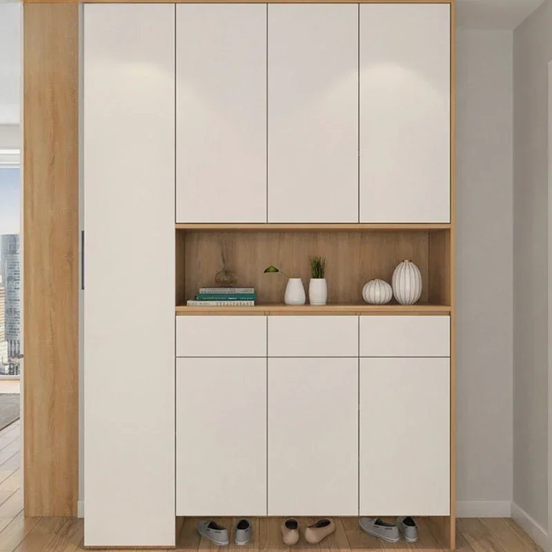 Buena calidad Precio barato, organizador de lujo de gran capacidad, muebles de madera, Zapatero
