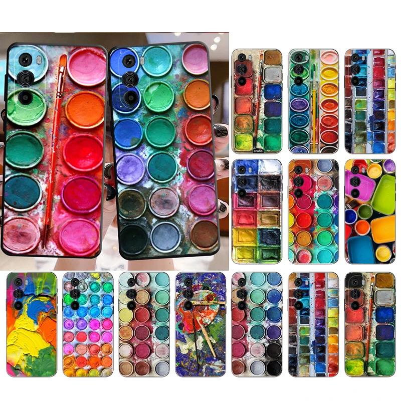 모토로라 엣지 50 40 프로 60 50 40 30 울트라 네오 퓨전 모토 G85 G72 G53 G54 G84 G13 G32 페인트 팔레트 박스 폰 케이스