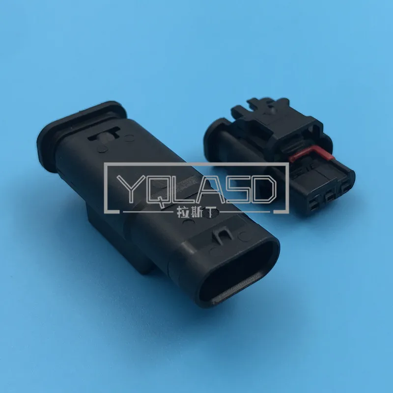 

1 Set 3 Way Automobile Starter Reversing Radar Probe Harness Connector Waterproof Socket For Ford Land Rover 1488991-1