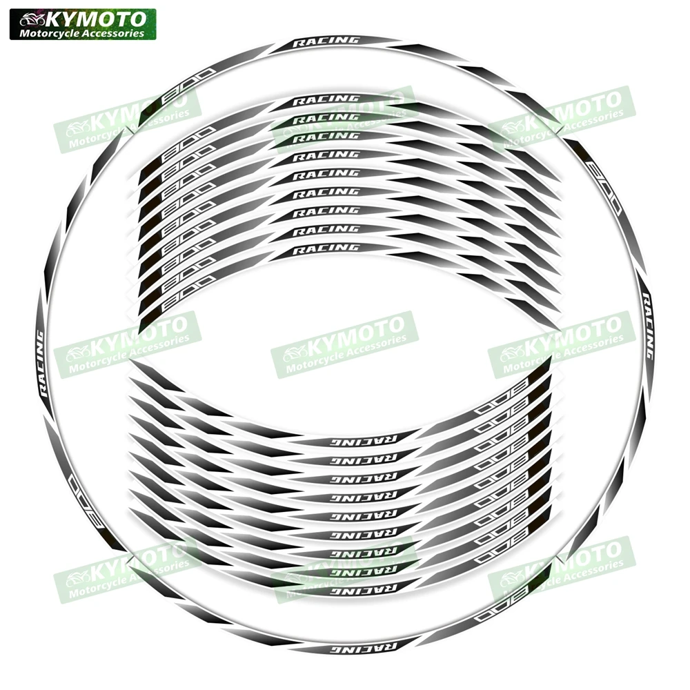 ل Z800 Z 800 دراجة نارية الملحقات 17 بوصة العجلات الأمامية والخلفية الشارات هدية محور العجلة تعديل ملصقات الشريط العاكس