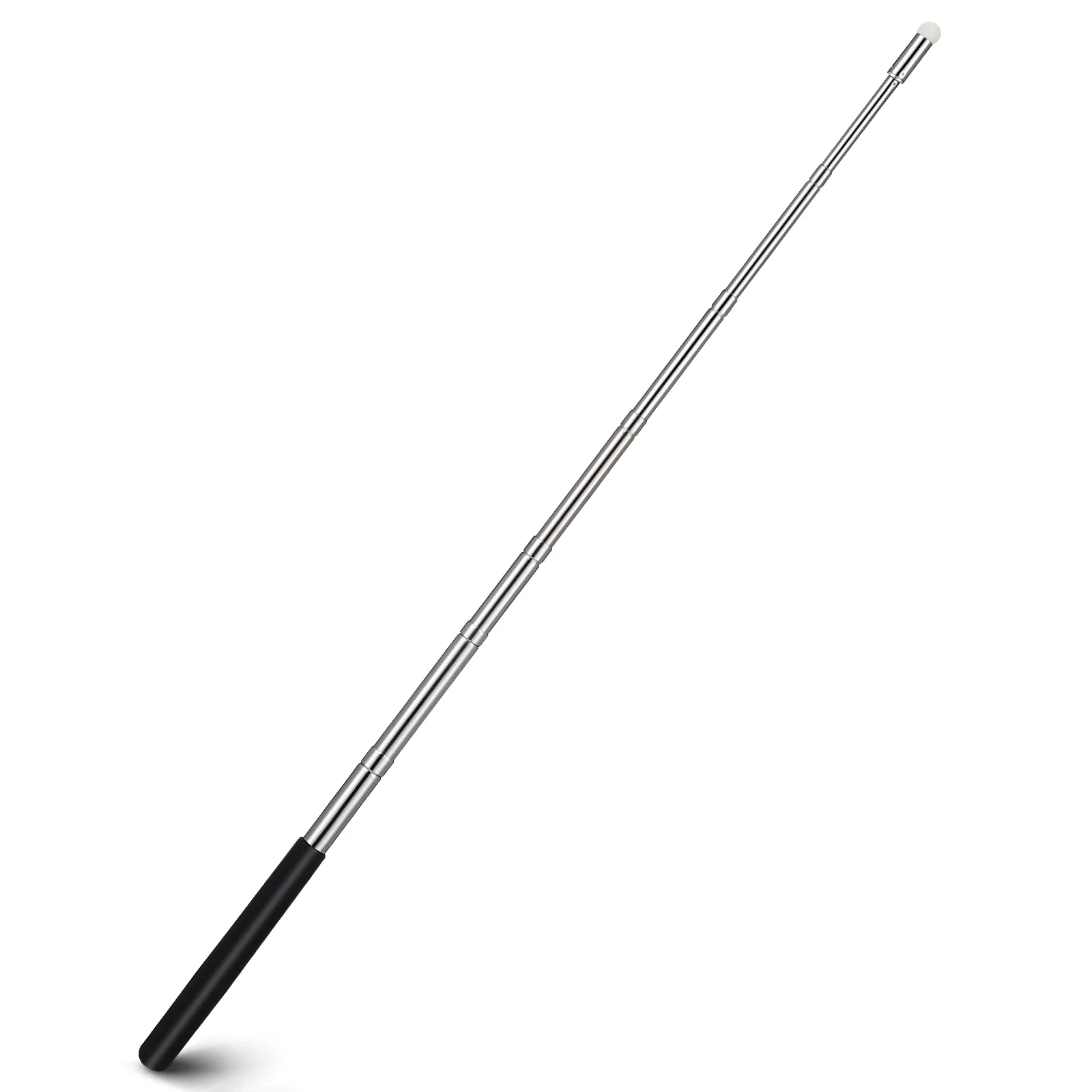 WINOMO Hand Pointer Extendable Telescopic Retractable Pointer Handheld Presenter Classroom Whiteboard Pointer (Black)