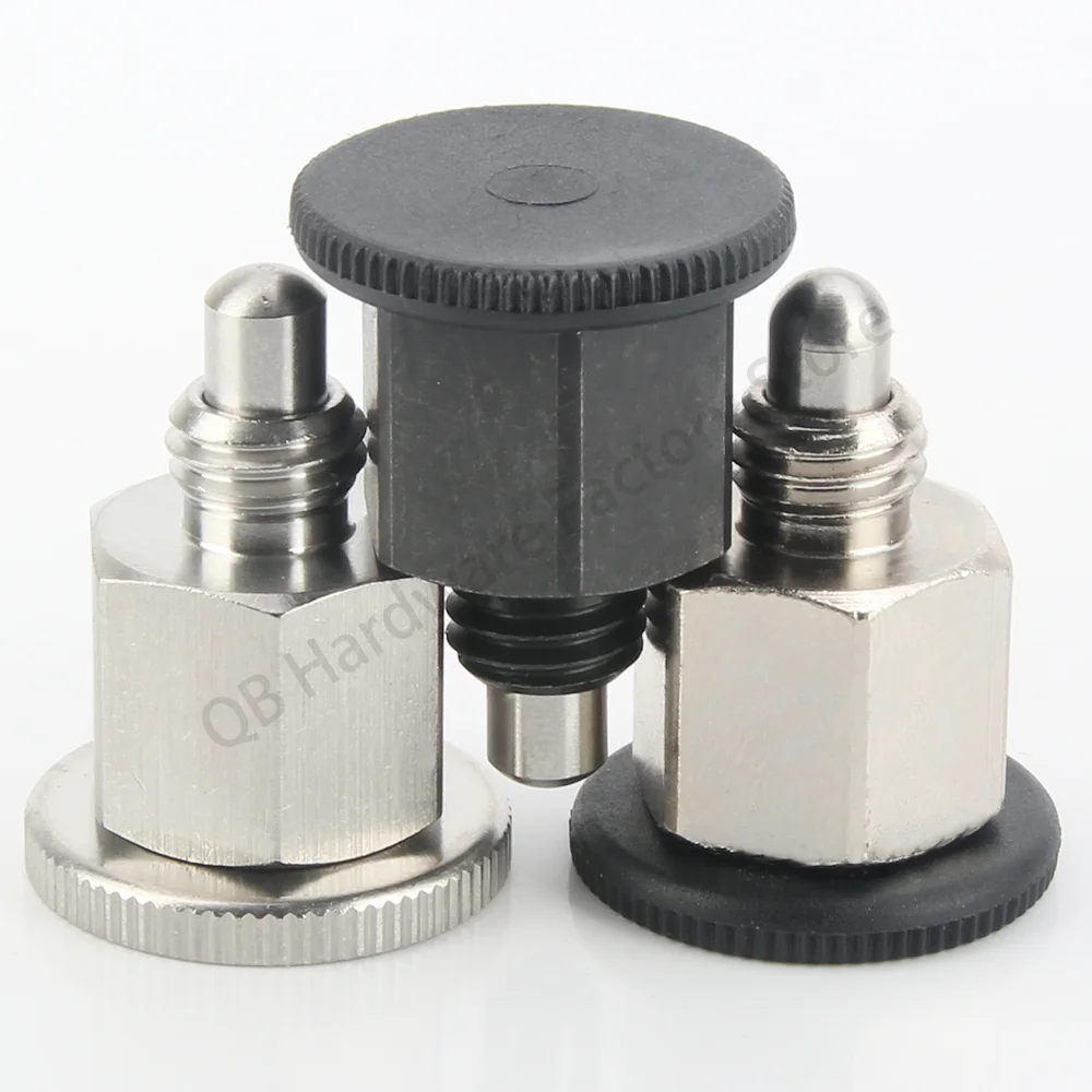 High Quality QB213 M6/8/10 Carbon/Stainless Steel Return Type Mini Index Plunger Pins Locating Pins image 3